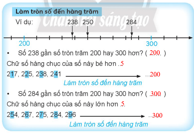 Vở bài tập Toán lớp 3 trang 38 Làm tròn số - Chân trời sáng tạo