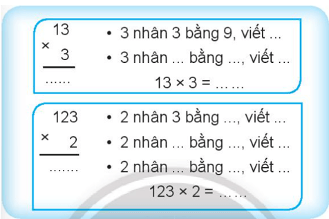 Vở bài tập Toán lớp 3 trang 52 Nhân với số có một chữ số trong phạm vi 1000 | Chân trời sáng tạo