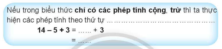 Vở bài tập Toán lớp 3 trang 34 Tính giá trị của biểu thức - Chân trời sáng tạo