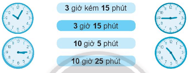 Vở bài tập Toán lớp 3 trang 29, 30 Xem đồng hồ | Chân trời sáng tạo