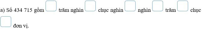 Bài 5: Các số trong phạm vi 1 000 000 (tiếp theo) | Giải vở bài tập Toán lớp 4 Cánh diều