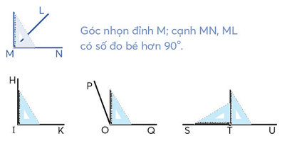 Vở bài tập Toán lớp 4 Chân trời sáng tạo Bài 30: Đo góc - Góc nhọn, góc tù, góc bẹt