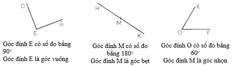 Vở bài tập Toán lớp 4 Chân trời sáng tạo Bài 30: Đo góc - Góc nhọn, góc tù, góc bẹt