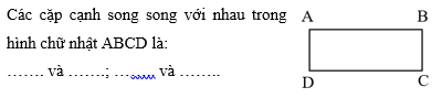 Vở bài tập Toán lớp 4 Chân trời sáng tạo Bài 32: Hai đường thẳng song song