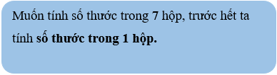 Vở bài tập Toán lớp 4 Chân trời sáng tạo Bài 6: Bài toán liên quan đến rút về đơn vị