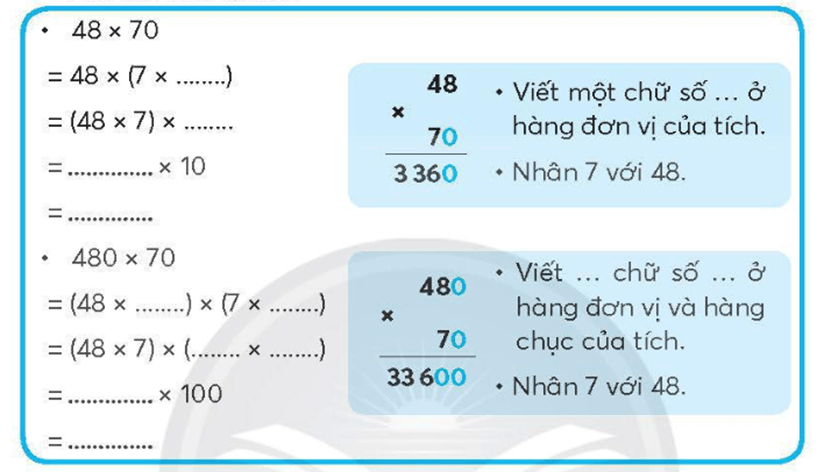 Vở bài tập Toán lớp 4 Tập 2 trang 22 Chân trời sáng tạo