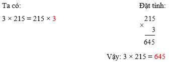 Vở bài tập Toán lớp 4 Kết nối tri thức Bài 40: Tính chất giao hoán và kết hợp của phép nhân