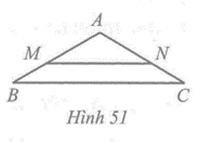 Cho tam giác ABC cân tại A. Qua điểm M nằm giữa A và B kẻ đường thẳng song song với BC cắt AC tại N