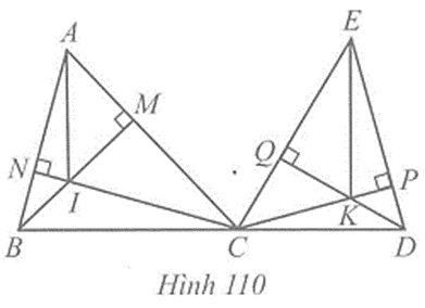 Cho hai tam giác nhọn ABC và ECD, trong đó ba điểm B, C, D thẳng hàng