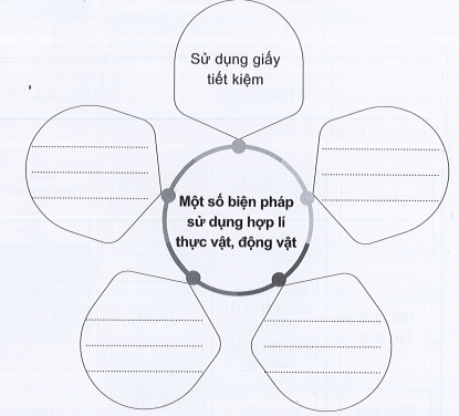 Vở bài tập Tự nhiên xã hội lớp 3 trang 46, 47, 48 49 Bài 14: Sử dụng hợp lí thực vật và động vật | Cánh diều