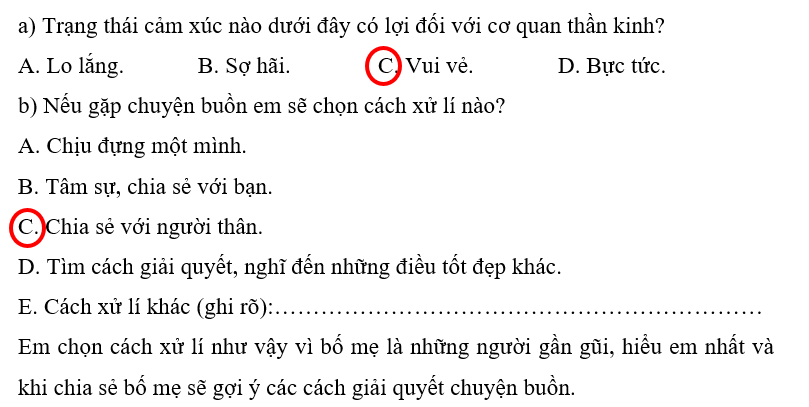 Vở bài tập Tự nhiên xã hội lớp 3 trang 57, 58, 59 , 60 Bài 17: Cơ quan thần kinh | Cánh diều