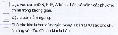 Vở bài tập Tự nhiên xã hội lớp 3 trang 66, 67 Bài 20: Phương hướng | Cánh diều