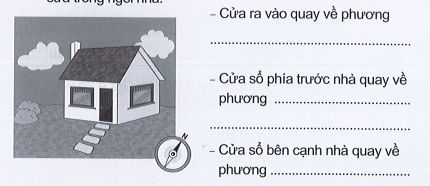 Vở bài tập Tự nhiên xã hội lớp 3 trang 66, 67 Bài 20: Phương hướng | Cánh diều