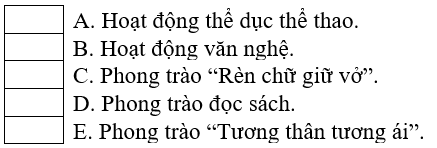 Vở bài tập Tự nhiên xã hội lớp 3 trang 22, 23 Bài 7: Truyền thống của trường em | Chân trời sáng tạo