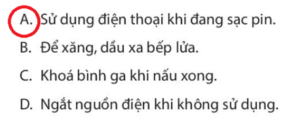 Vở bài tập Tự nhiên xã hội lớp 3 trang 9, 10, 11 Bài 2: Phòng tránh hỏa hoạn khi ở nhà | Kết nối tri thức (ảnh 3)