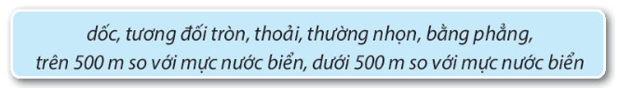 Vở bài tập Tự nhiên xã hội lớp 3 trang 70, 71, 72 Bài 28: Bề mặt Trái Đất | Kết nối tri thức (ảnh 3)