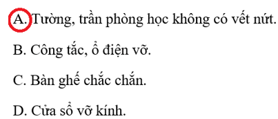 Vở bài tập Tự nhiên xã hội lớp 3 trang 22, 23 Bài 7: Giữ an toàn và vệ sinh ở trường | Kết nối tri thức (ảnh 3)