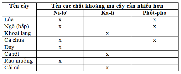 Giải vở bài tập Khoa Học lớp 4 | Vở bài tập Khoa Học 4