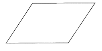 Vẽ đối xứng của hình bình hành qua trục đối xứng là một cạnh