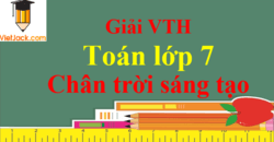 Vở thực hành Toán 7 Chân trời sáng tạo | Giải VTH Toán 7 Tập 1, Tập 2 hay, chi tiết