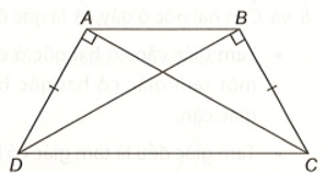 Cho hình vẽ bên. Biết góc DAC = góc CBD = 90 độ, AD = BC, hãy chứng minh rằng góc BAD = góc ABC