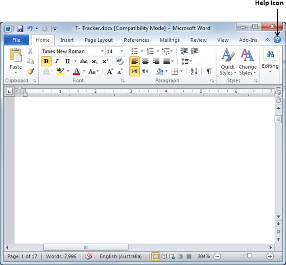 Sử dụng Help Icon